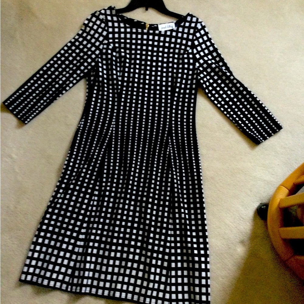 Joseph Ribkoff geometric pattern dress